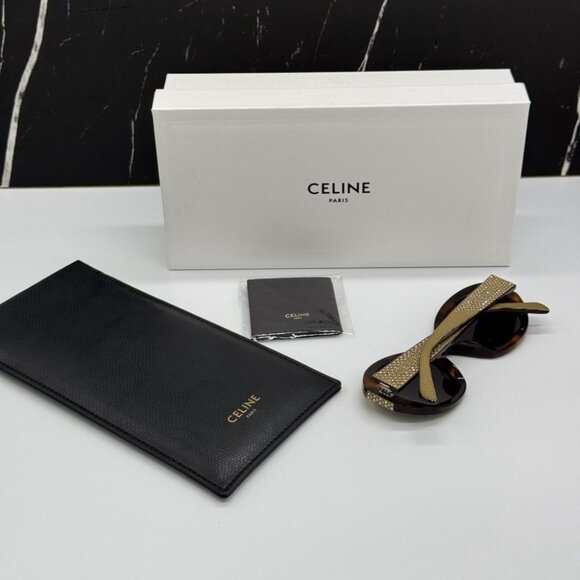 NEW CL4240IS 53A CELINE WOMEN SUNGLASSES HAVAVA EYEWEAR CELINE - Picture 11 of 11
